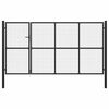 vidaXL Hageport st&aring;l 350x150 cm antrasitt
