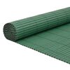 vidaXL Hagegjerde dobbeltsidig gr&oslash;nn 1,8x3 m PVC