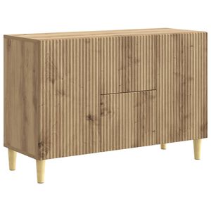 vidaXL Serviesskap Artisan eik 89 x 34,5 x 60 cm Konstruert tre
