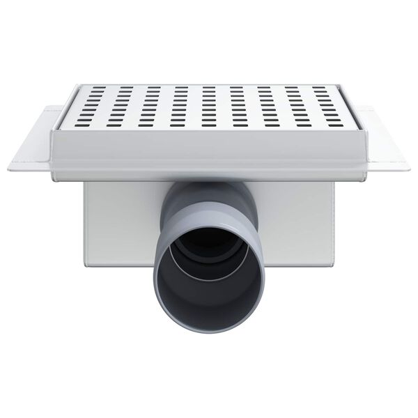 vidaXL Dot dusjavl&oslash;p s&oslash;lv 15 x 15 cm Rustfritt St&aring;l 304