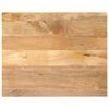 vidaXL Bordplate 100x80x3,8 cm rektangul&aelig;r heltre mango
