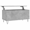 vidaXL Salongbord betonggr&aring; 90x44,5x45 cm konstruert tre