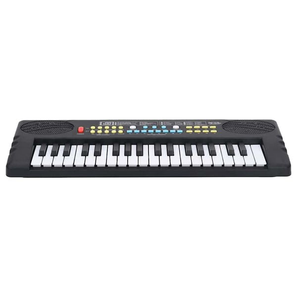 vidaXL 37 tangenter Piano elektrisk keyboard med mikrofon for barn