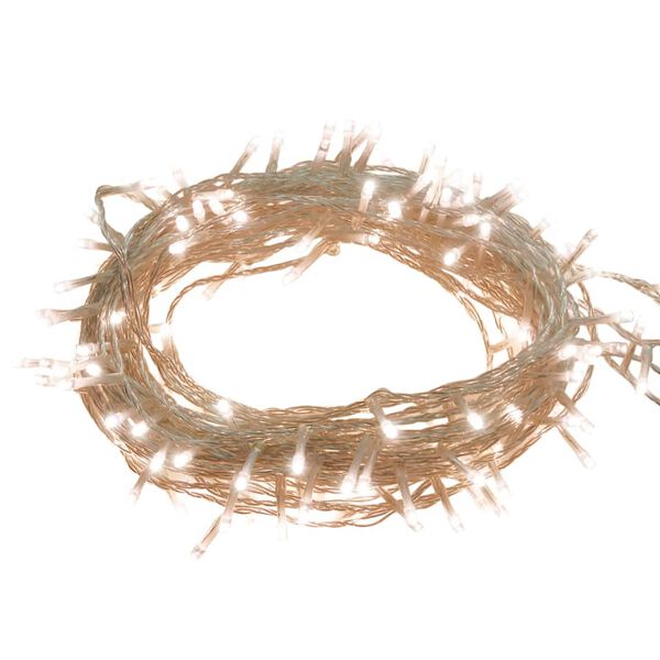 vidaXL LED-strenglys med 1000 lysdioder varmhvit 100 m PVC