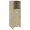 vidaXL Baderomsskap sonoma eik 30x30x95 cm konstruert tre