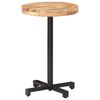 vidaXL Bistrobord rundt &Oslash;50x75 cm grovt mangotre