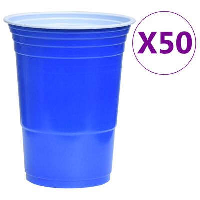 vidaXL Ølpongsett 0,5 L plast