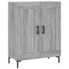 vidaXL Highboard gr&aring; sonoma 69,5x34x180 cm konstruert tre