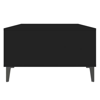 vidaXL Salongbord svart 103,5x60x35 cm sponplate