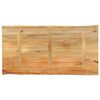 vidaXL Bordplate 100x60x2,5 cm naturlig kant heltre mango