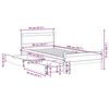 vidaXL Sengeramme uten madrass 90x200 cm heltre furu