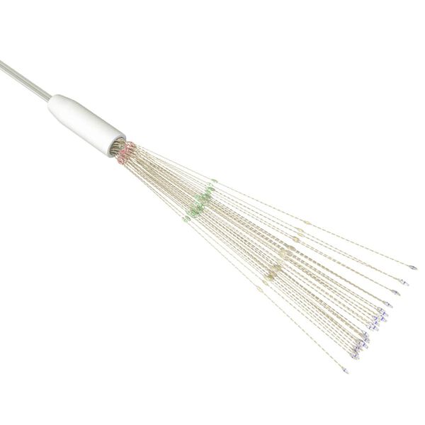 vidaXL Utend&oslash;rs julelys kinaputter 2stk flerfarget 20 cm 280 lysdioder