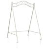 vidaXL Svingramme Antikk hvit 113 x 121,5 x 168 cm St&aring;l