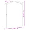 vidaXL Hagepergola impregnert furu 180x210x40 cm
