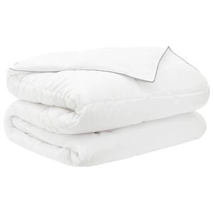 vidaXL Sommerdyne 200 x 240 cm Sommer 150 gsm Bambusfiber Hvit