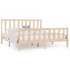 vidaXL Sengeramme heltre 200x200 cm
