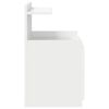 vidaXL Nattbord 2 stk med 2 skuffer hvit 40x36,5x62 cm