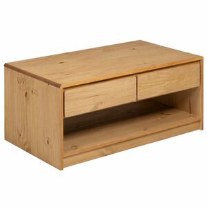 vidaXL Salongbord SAUDA eik 99x55x45 cm heltre furu