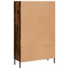 vidaXL Highboard r&oslash;kt eik 69,5x31x115 cm konstruert tre