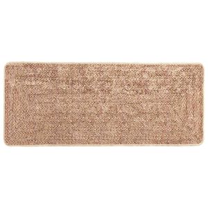 vidaXL Teppe Runner MARSA Brun 50 x 100 cm Polyester og PVC