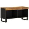 vidaXL TV-benk 85x33x43,5 cm heltre mango