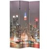 vidaXL Sammenleggbar romdeler 120x170 cm New York natt