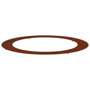 vidaXL passende for Flat Tre Ring Brun &Oslash;90 / 120 cm Cortenst&aring;l