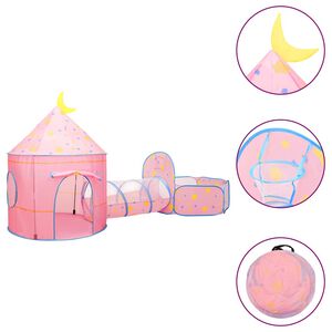 vidaXL Leketelt for barn rosa 301x120x128 cm