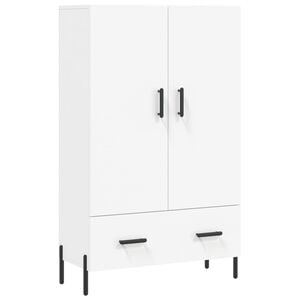 vidaXL Highboard hvit 69,5x31x115 cm konstruert tre