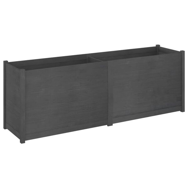 vidaXL Plantekasse 200x50x70 cm heltre furu gr&aring;