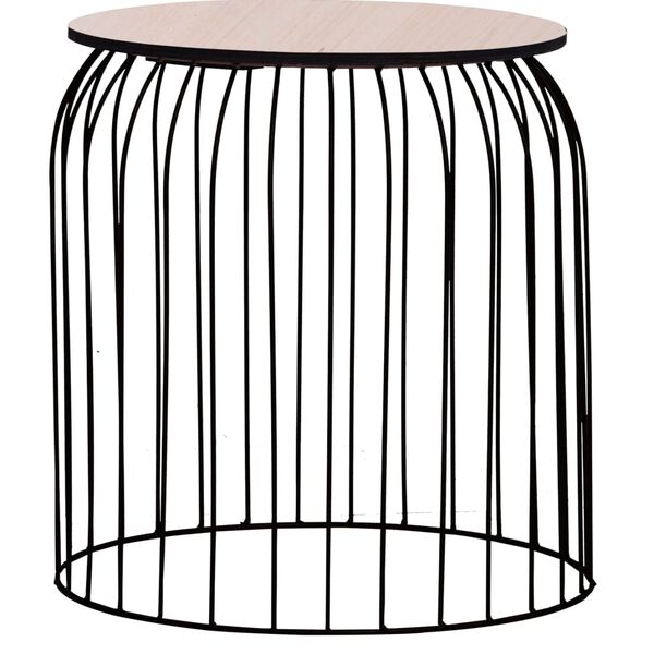 vidaXL Salongbord 3 stk svart