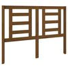 vidaXL Sengegavl honningbrun 126x4x100 cm heltre furu