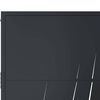 vidaXL Hageport antrasitt 100x125 cm stålgressdesign