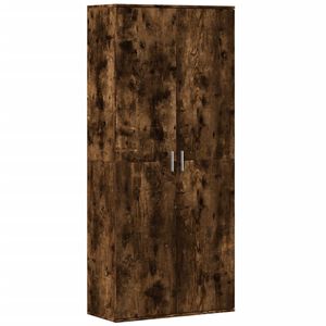 vidaXL Highboard r&oslash;kt eik 80x35x180 cm konstruert tre