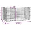 vidaXL Utendørs hundegård 7,26 m² stål