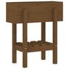 vidaXL Plantekasse honningbrun 62x30x69 cm heltre furu