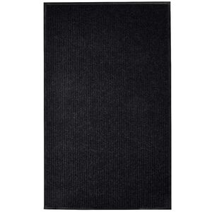 vidaXL D&oslash;rmatte svart 117x220 cm PVC