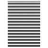 vidaXL Sebragardin svart 155x230 cm stoff bredde 150,9 cm polyester