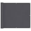 vidaXL Balkongskjerm antrasitt 90x500 cm oxfordstoff