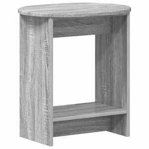 vidaXL Sidetabell Gr&aring; sonoma 50 x 39,5 x 55 cm Konstruert tre