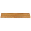 vidaXL Bordplate 80x40x2,5 cm naturlig kant heltre mango