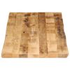 vidaXL Bordplate naturlig kant 140x60x3,8 cm grovt heltre mangotre