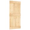 vidaXL Skyved&oslash;r NARVIK Naturlig og svart 95 x 210 cm (213,5 cm)
