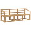 vidaXL Utend&oslash;rs sofa-sett 3 pcs Hvit 185,5 x 63 x 73 cm