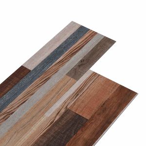 vidaXL Gulvplanker Flerfarget 5,26 m&sup2; 18 stk. PVC