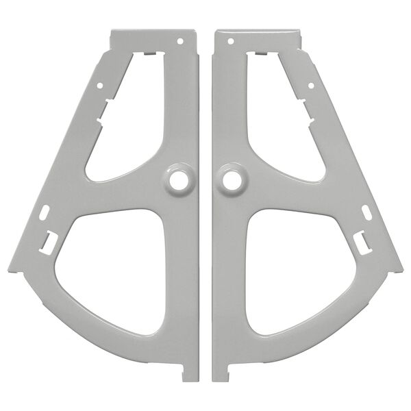 vidaXL Flip Skaphengsel 12 pcs s&oslash;lv 235 x 155 x 30 mm Jern