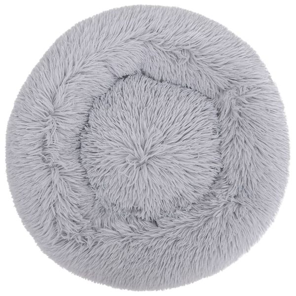 vidaXL Vaskbar kj&aelig;ledyrpute 90x90x16 cm plysj lysegr&aring;