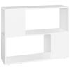 vidaXL TV-benk hvit 80x24x63 cm konstruert tre