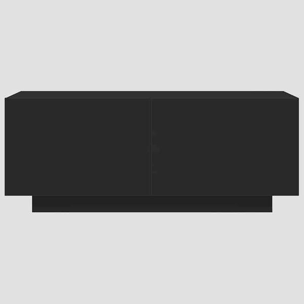 vidaXL TV-benk svart 100x35x40 cm konstruert tre