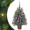 vidaXL Kunstig juletre med 150 LED med stativ gr&oslash;nn 75 cm PE og PVC